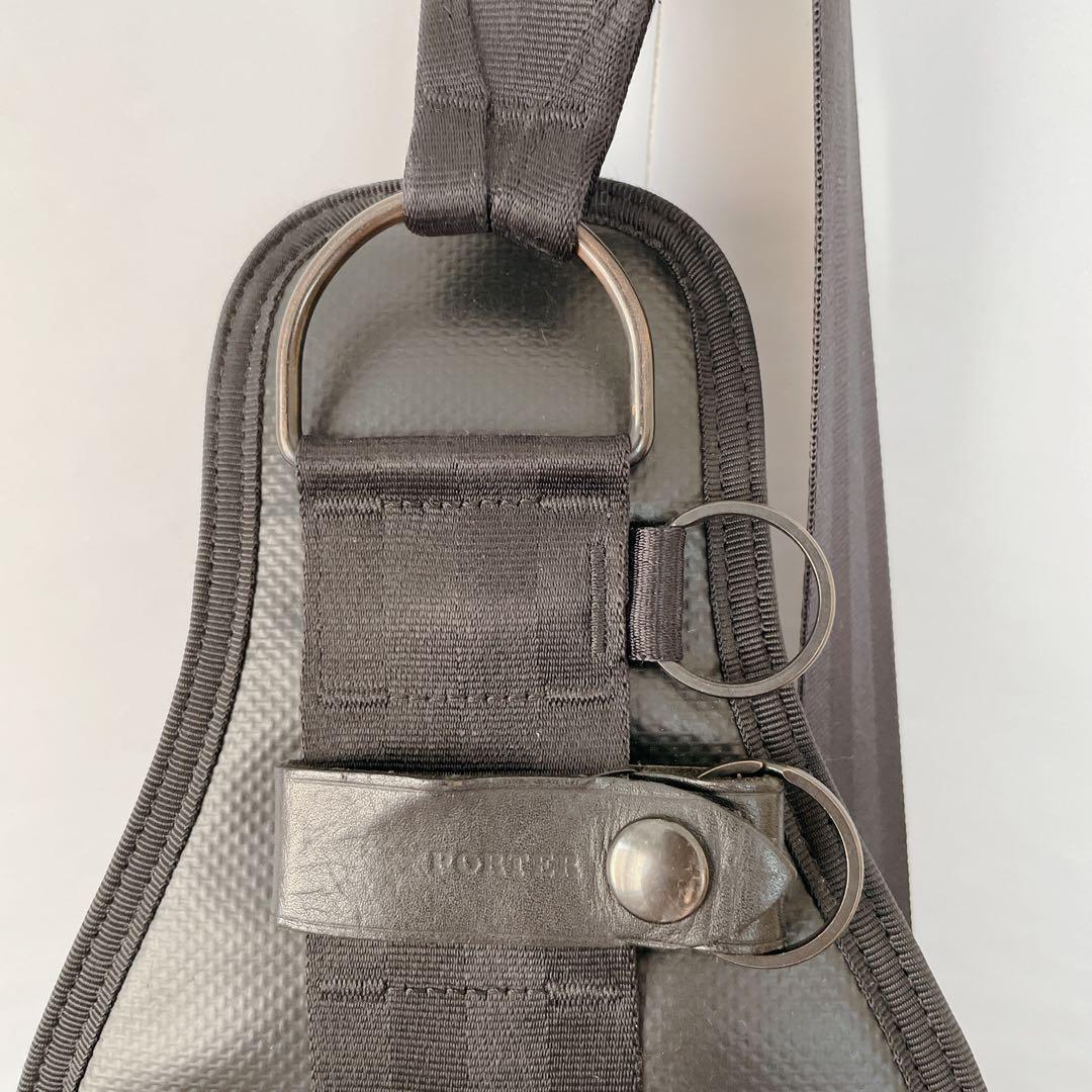 【完売品】✨美品✨ポーター HEAT ワンショルダー ボディバッグ ブラック