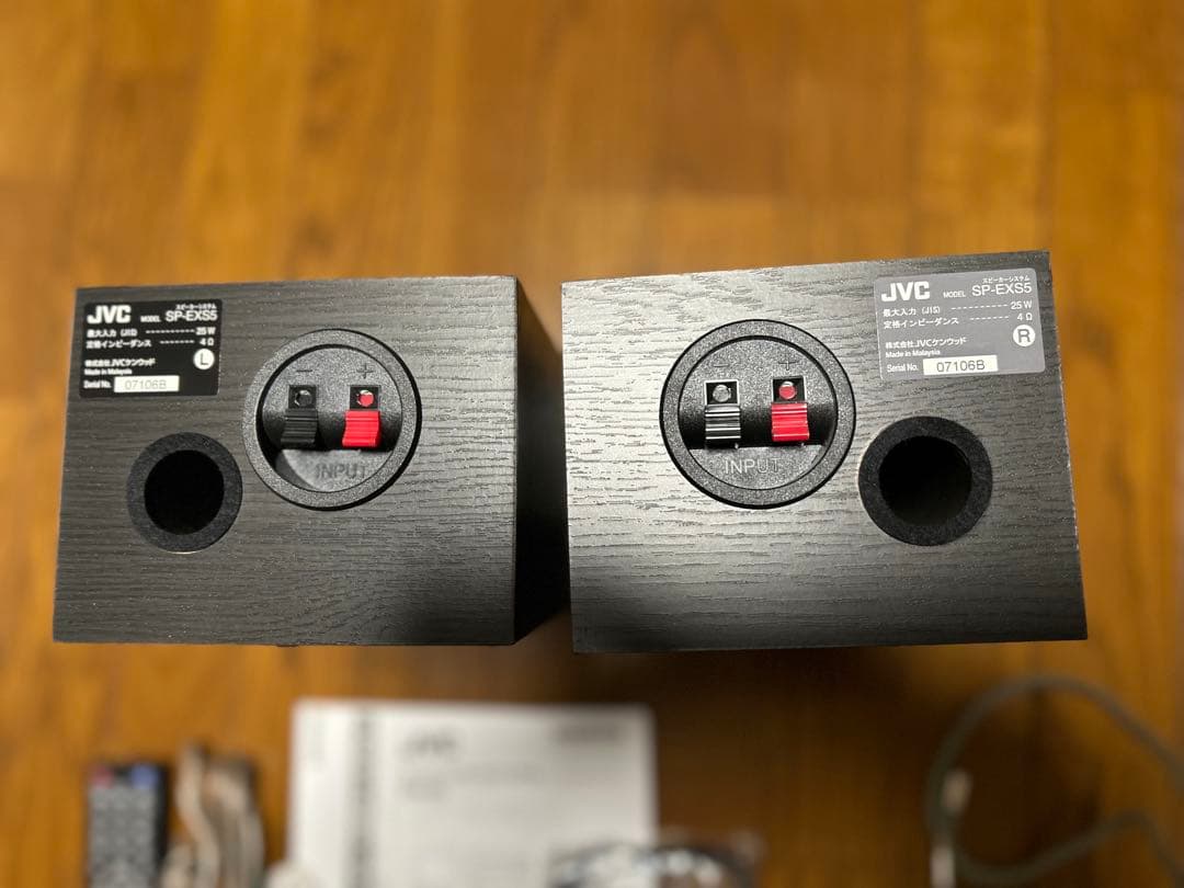 JVC EX-S5 Bluetooth内蔵 ウッドコーンスピーカーコンポーネント