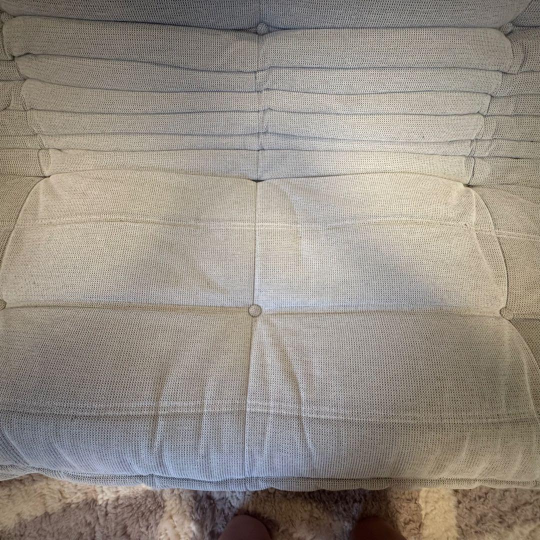 リーンロゼ トーゴ ソファ 3人掛け 中古品