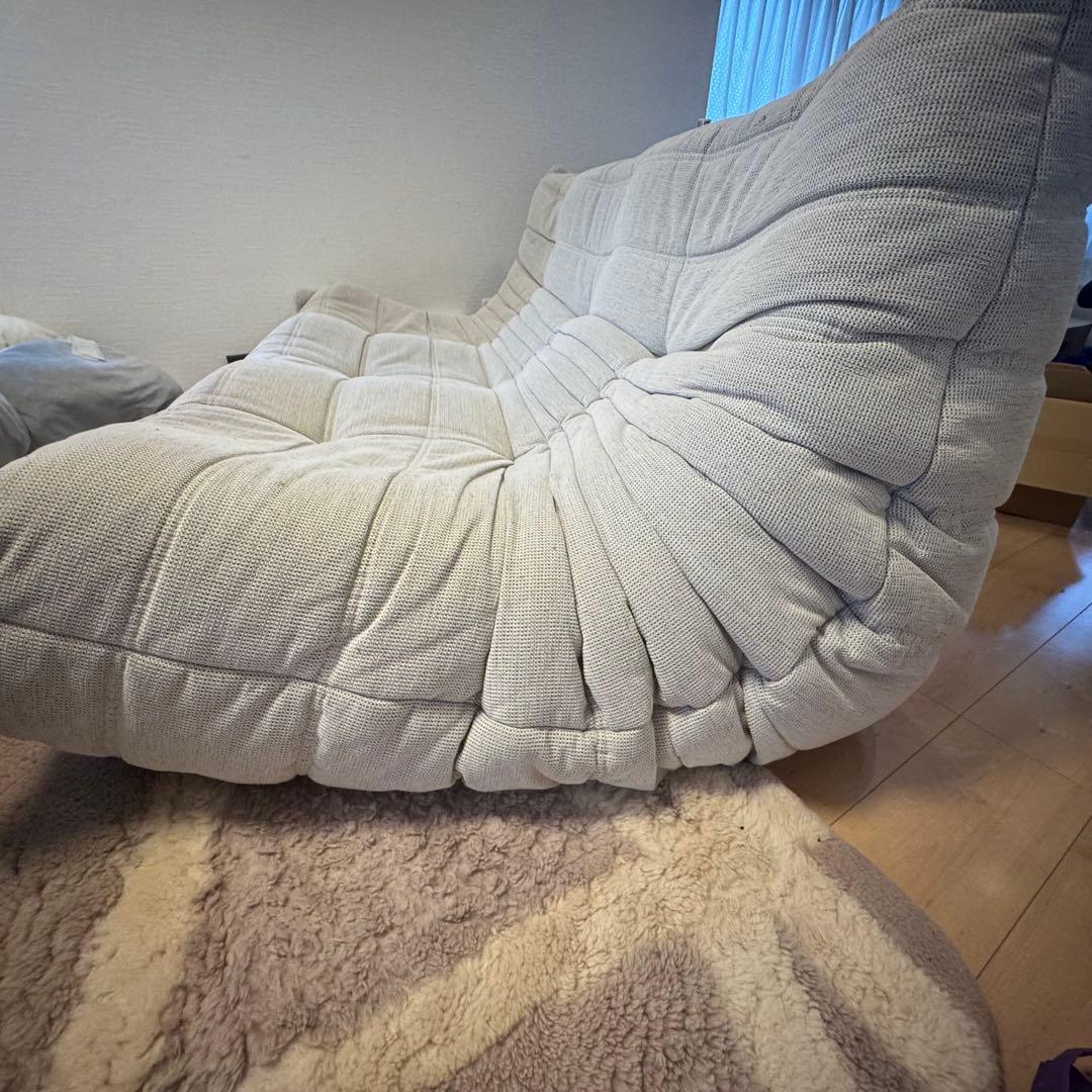 リーンロゼ トーゴ ソファ 3人掛け 中古品