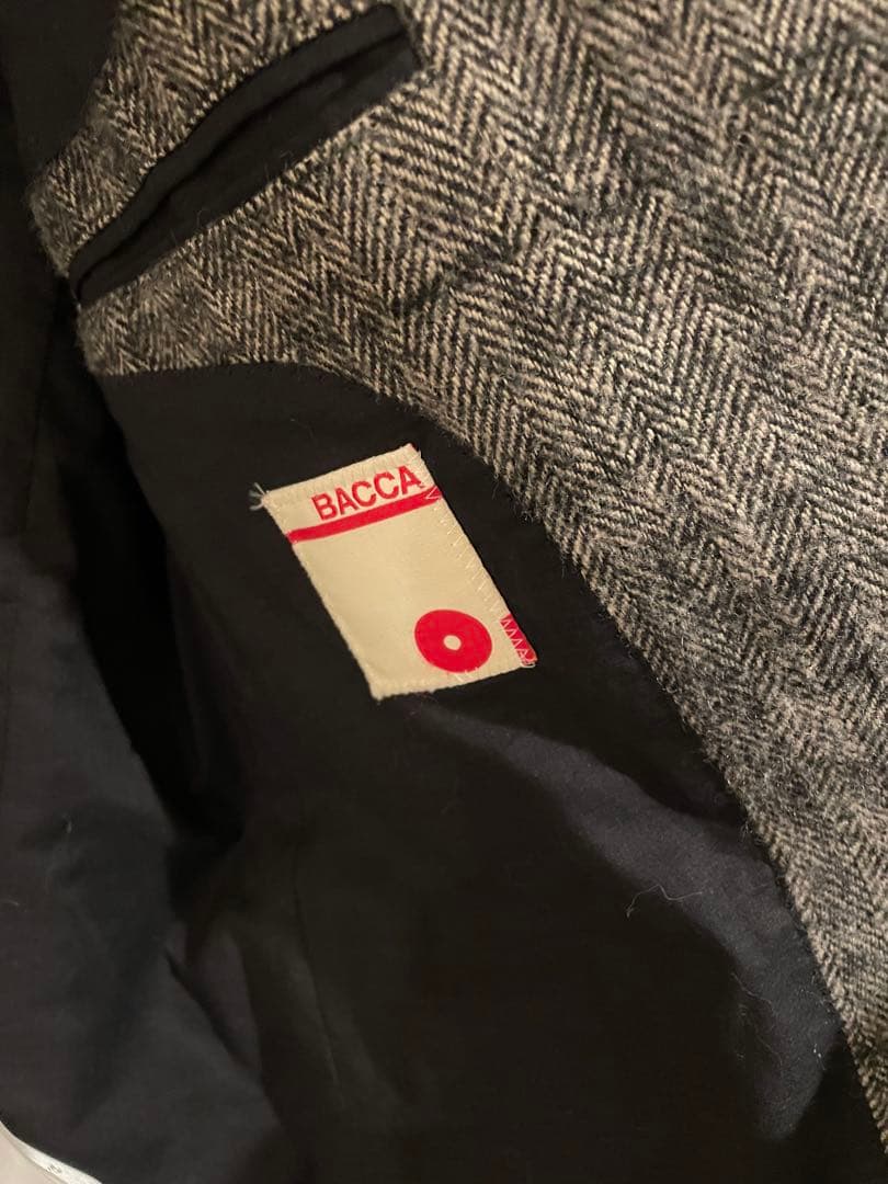 テーラードジャケット ツイードヘリンボーン　bacca tomorrowland