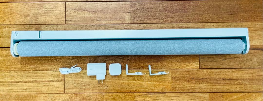 IKEA イケア FYRTURフィルトゥール 80x195cm電動遮光ブラインド