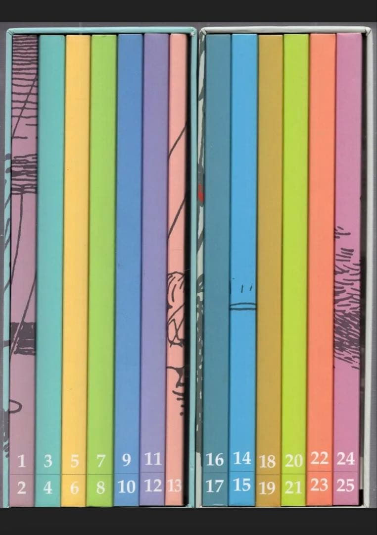 アニメDVD トーベヤンソン 楽しいムーミン一家 BOX SET上下巻 セット