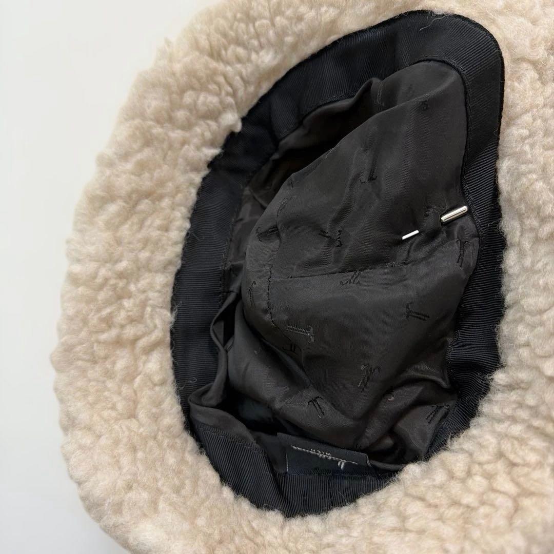 Muhlbauer ミュールバウアー　ボア生地　バケットハット