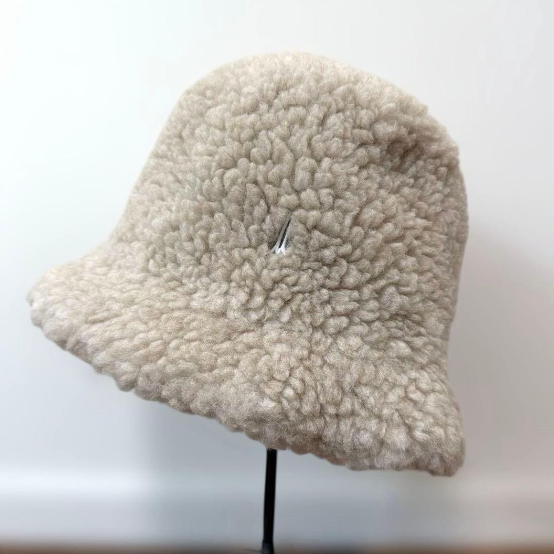 Muhlbauer ミュールバウアー　ボア生地　バケットハット