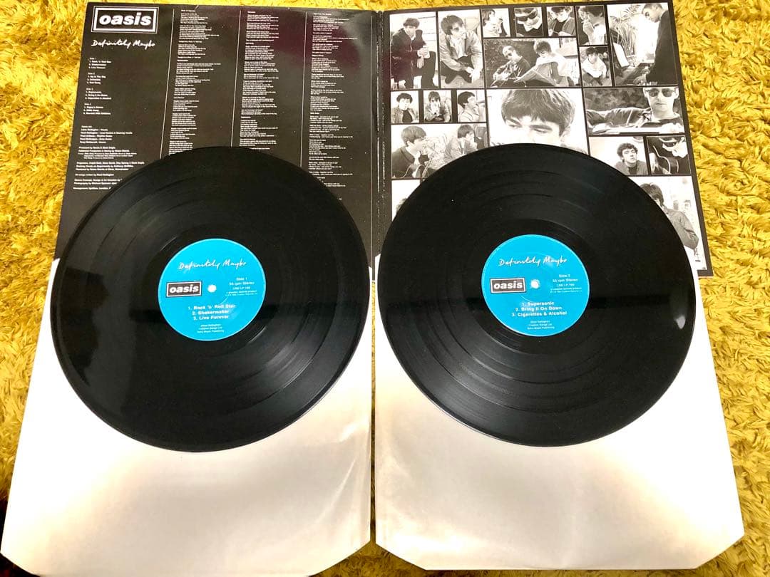 oasis definitely maybe 2LP アナログ レコード