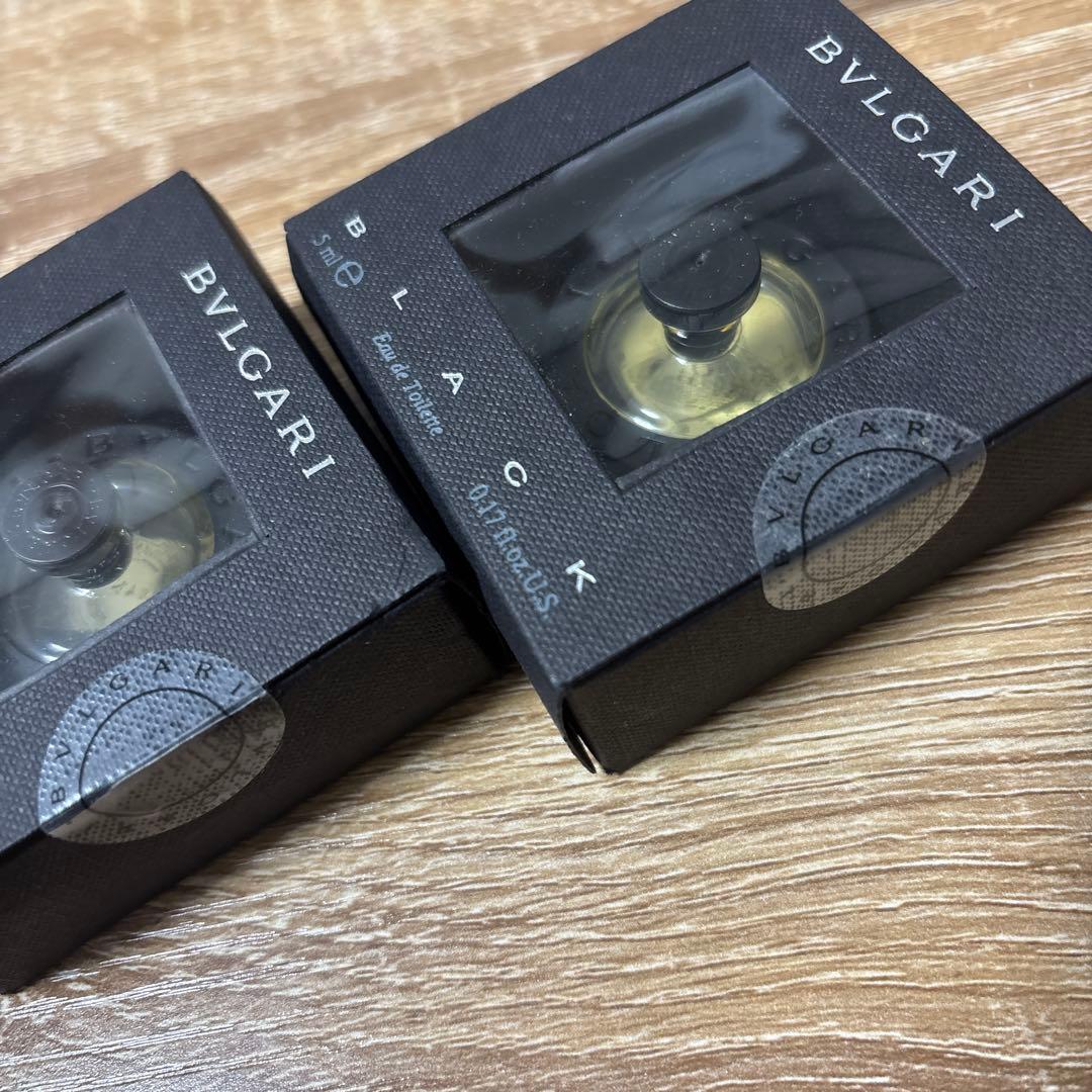 ブルガリ　ブラック オードトワレ　5ml 2個　未使用　最安値