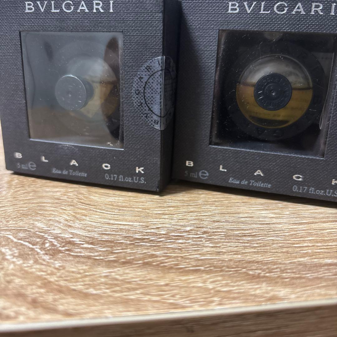 ブルガリ　ブラック オードトワレ　5ml 2個　未使用　最安値