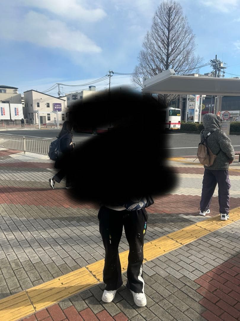 mnml スウェットパンツ　フレア　ミニマル