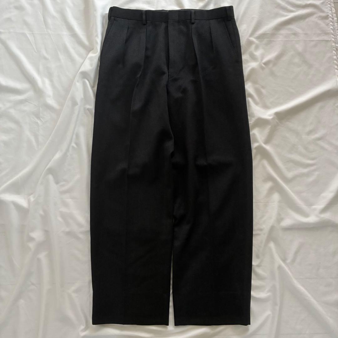 90’s vintage ウールスラックス ワイド ツータック 日本製 アメカジ