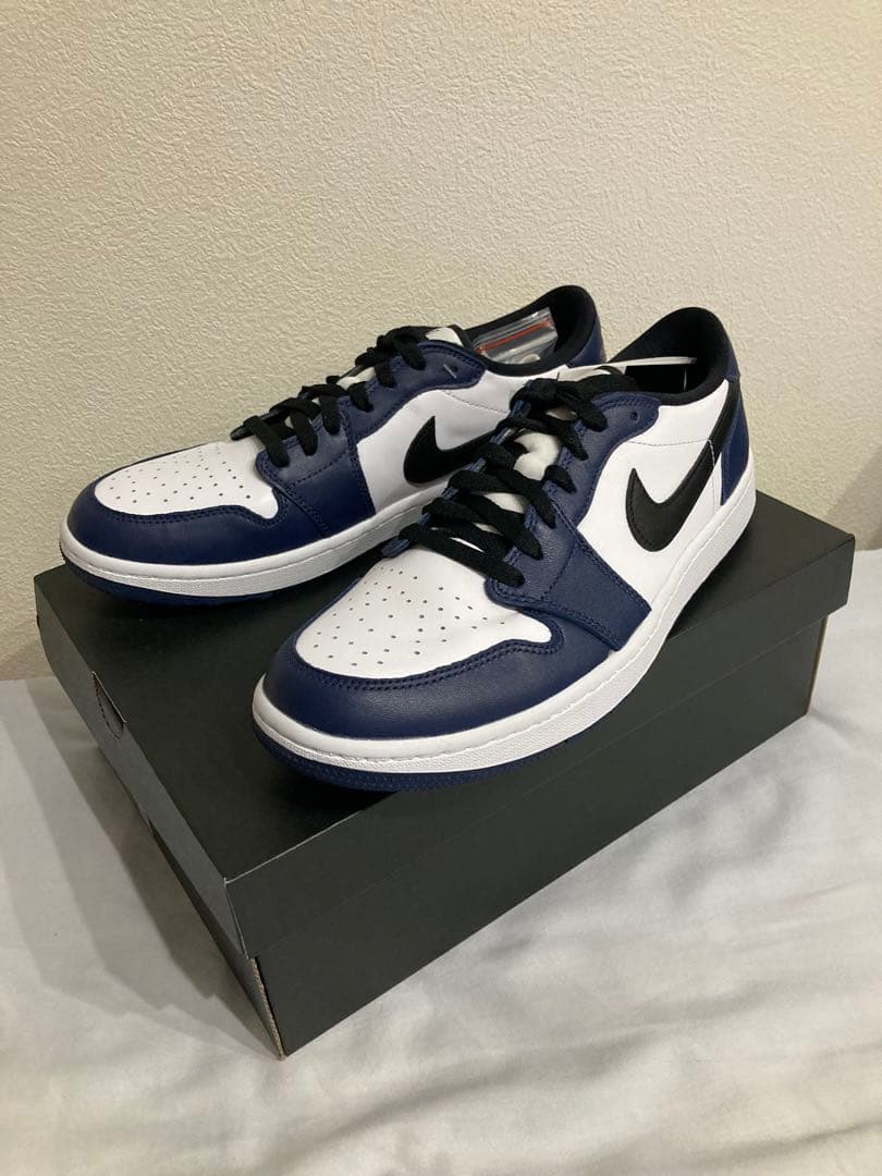 AIR JORDAN 1 LOW G（white-navy）