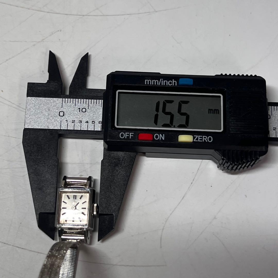 OMEGA オメガ レディース シルバー スクエア 手巻き ヴィンテージ