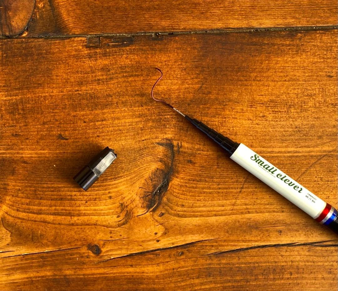 釣り竿セット　小物釣り竿　タナゴ竿　仕掛け180cm ウッドグリップ　仕掛け巻き