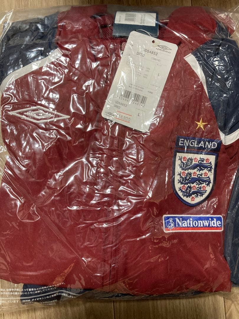 アンブロ　イングランド代表　上下　US Ｌサイズ 未開封品