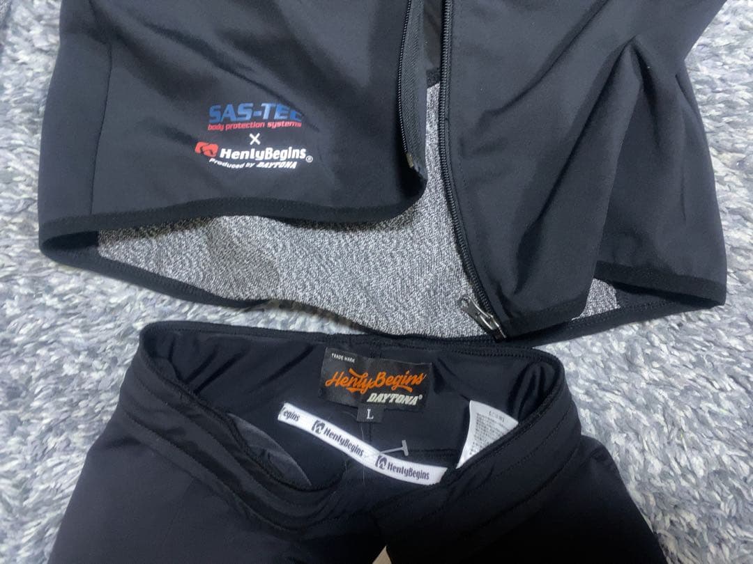 バイク用プロテクター入りインナー　上下セット27000円相当　ninja CBR