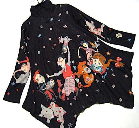 トクコプルミエヴォル☆新同品！パリのコーヒーショップ ハイネックチュニック☆