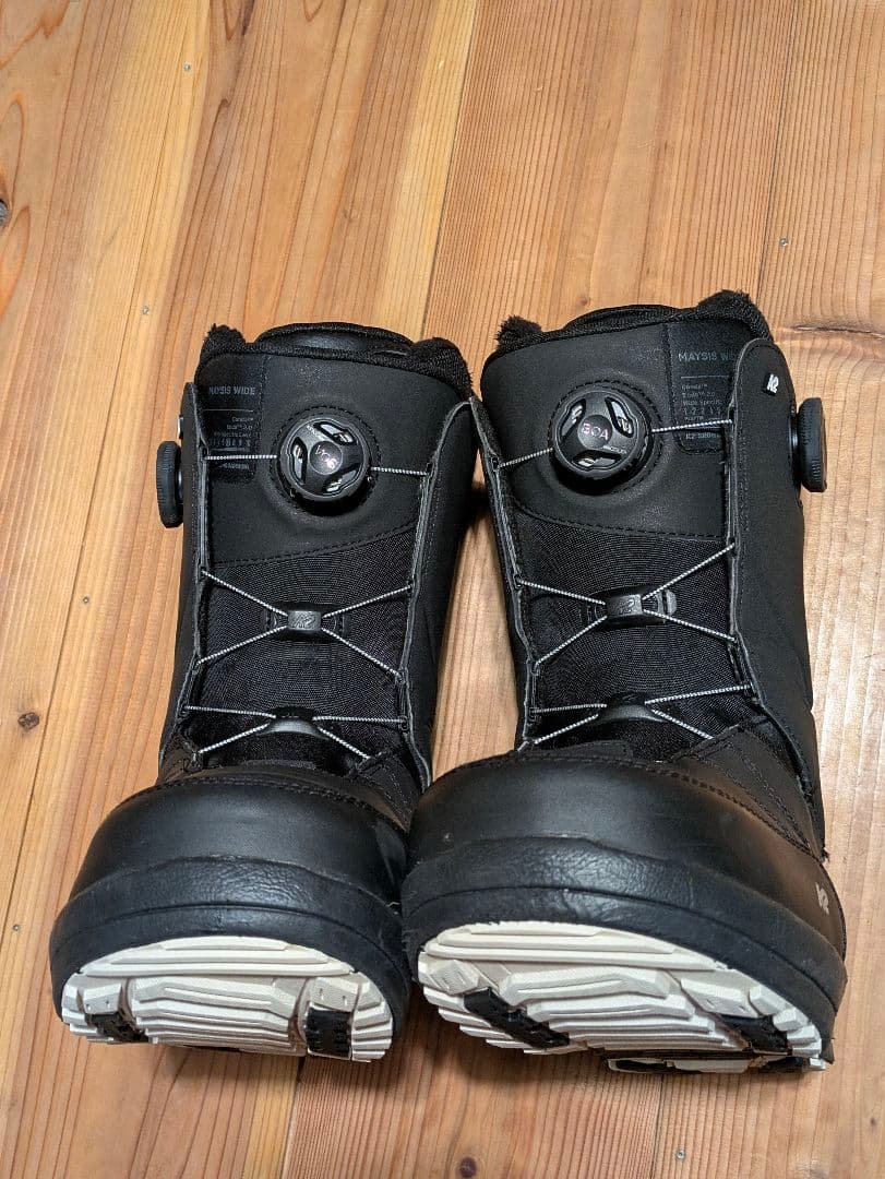 K2 23-24 MAYSISWIDE 27cmダブルBOAスノーボードブーツ黒