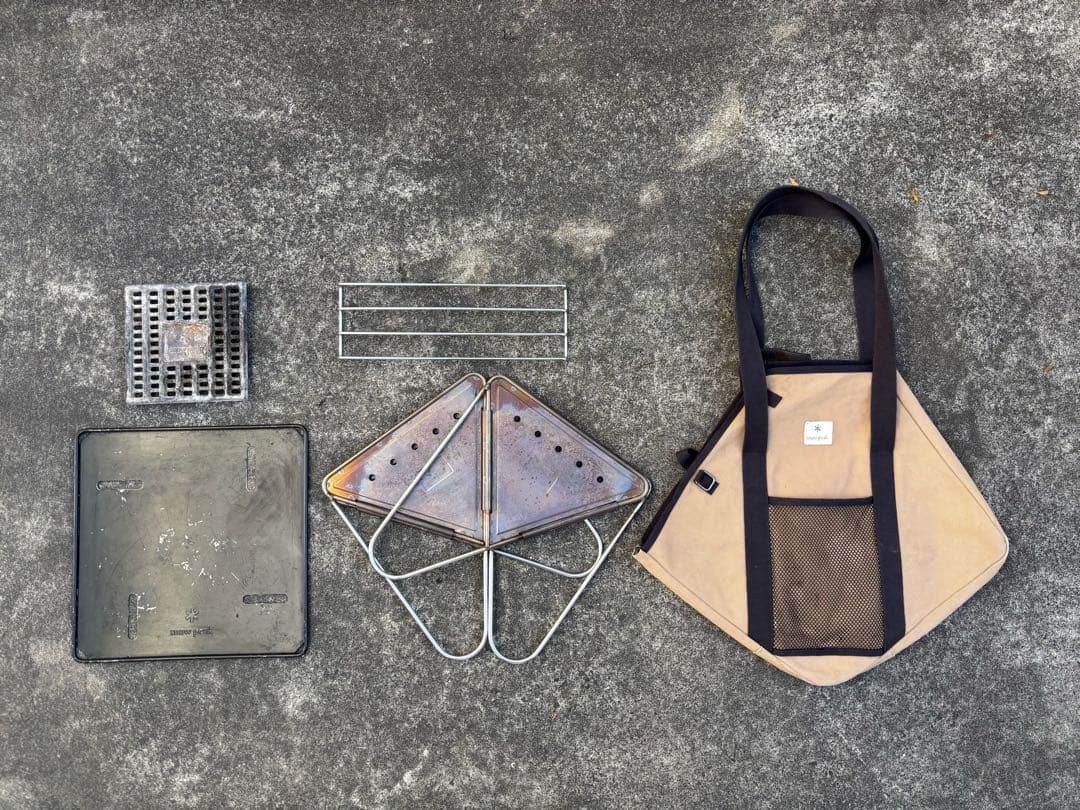 スノーピーク　焚き火台Mセット　 peak