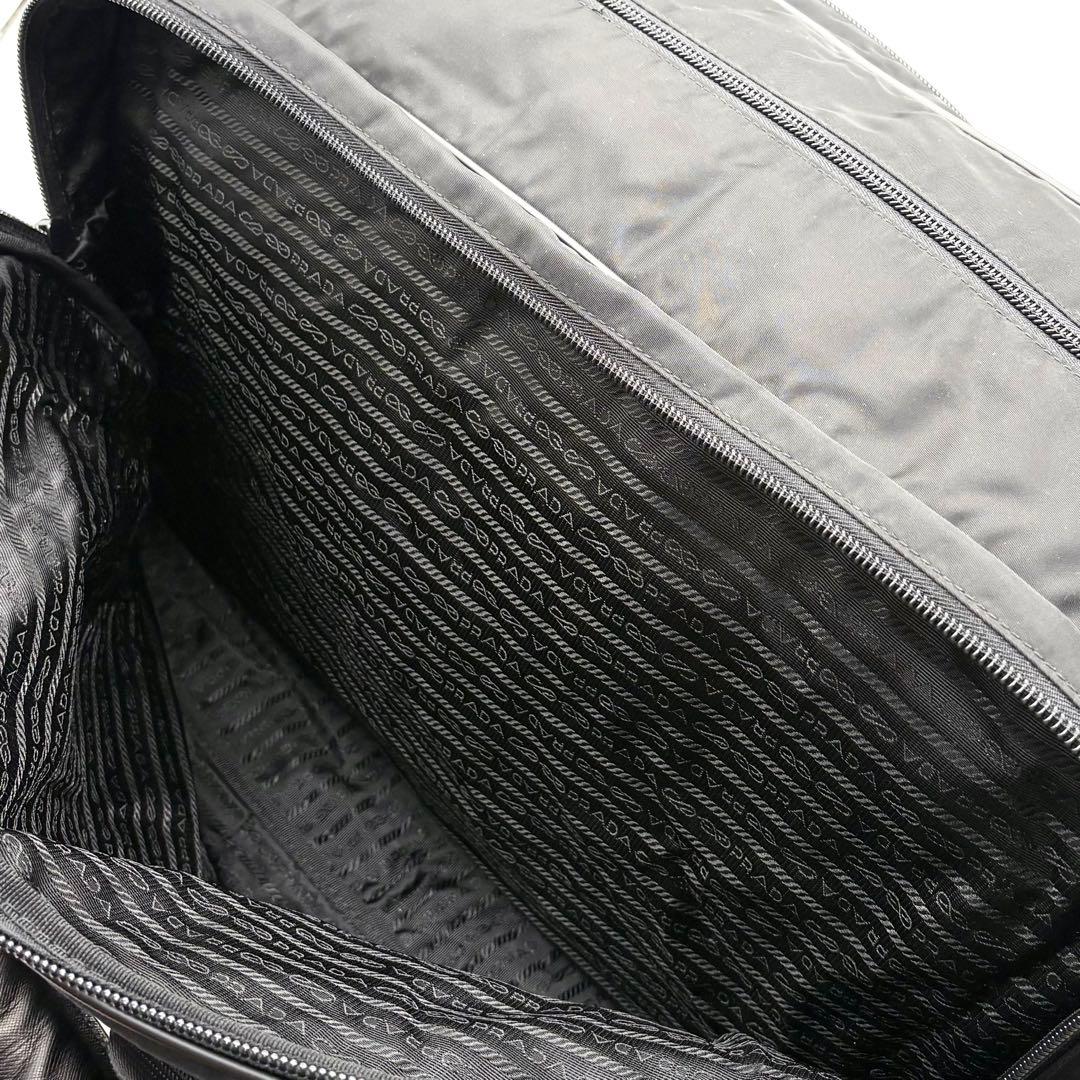 【専用】プラダ 2way ボストンバッグ ナイロン サフィアーノ 三角ロゴ 黒