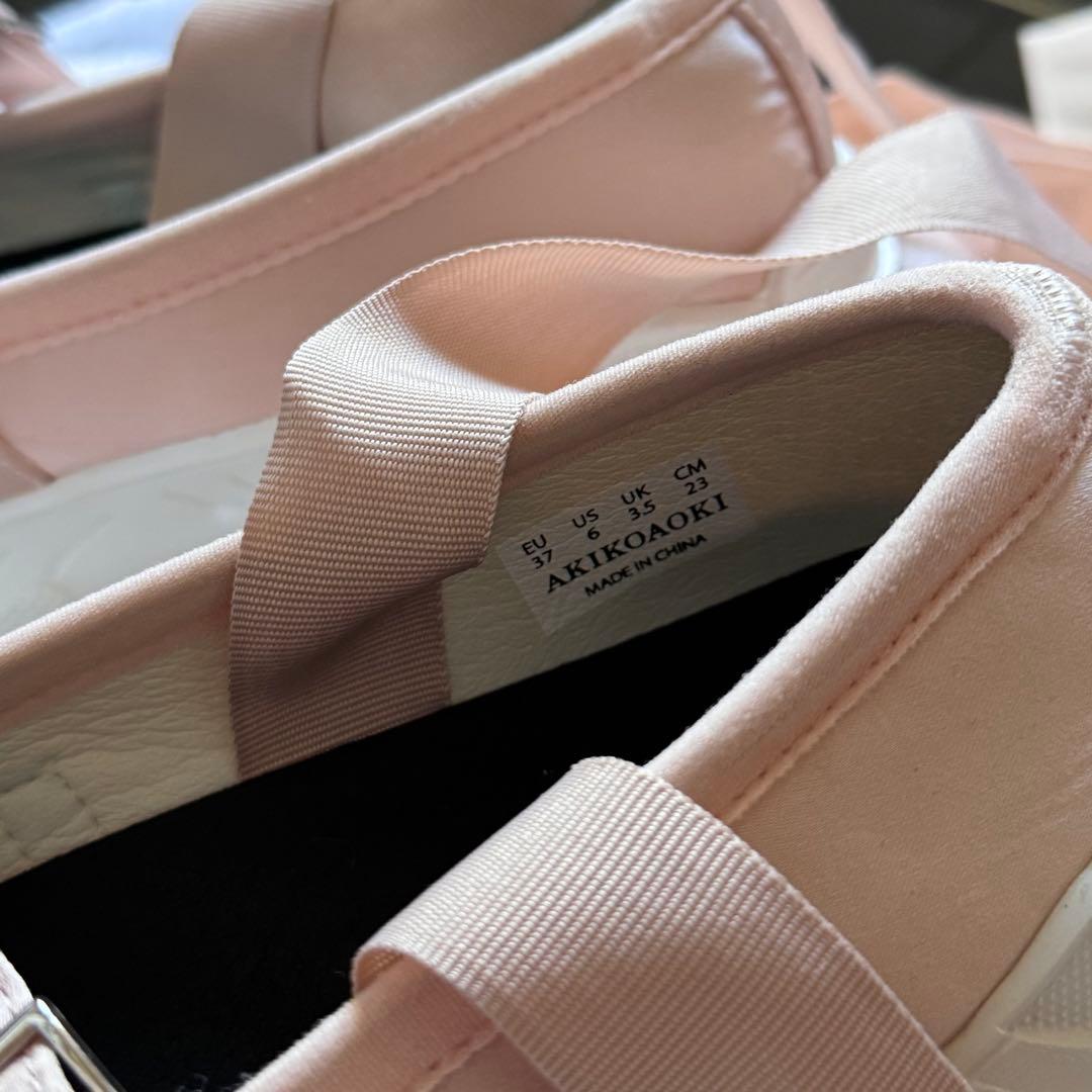 AKIKOAOKI Giselle-satin pink×WH 37