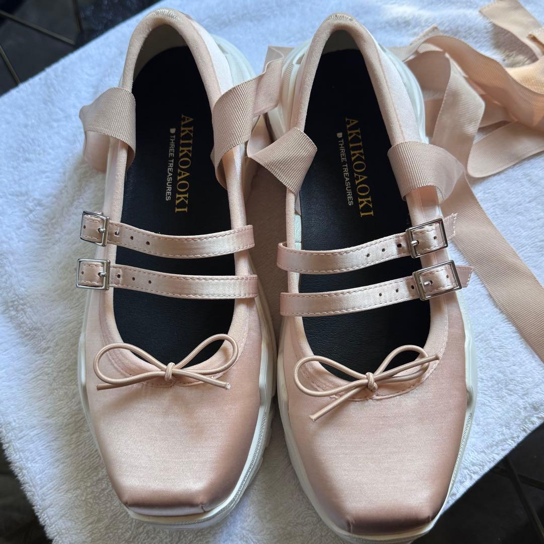 AKIKOAOKI Giselle-satin pink×WH 37