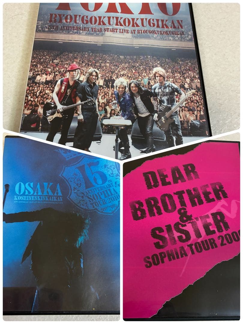 SOPHIA 限定販売 LIVE DVD 3枚セット