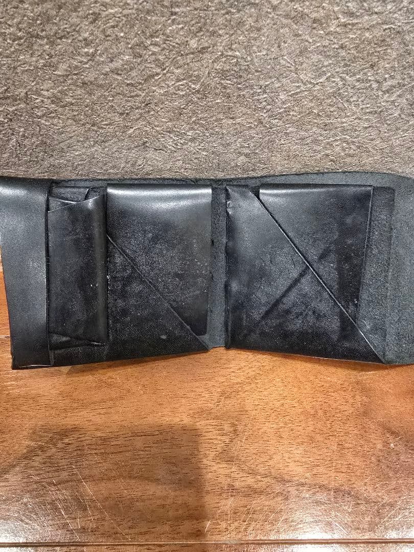 美品！所作　ショートウォレット2.0　ブラック