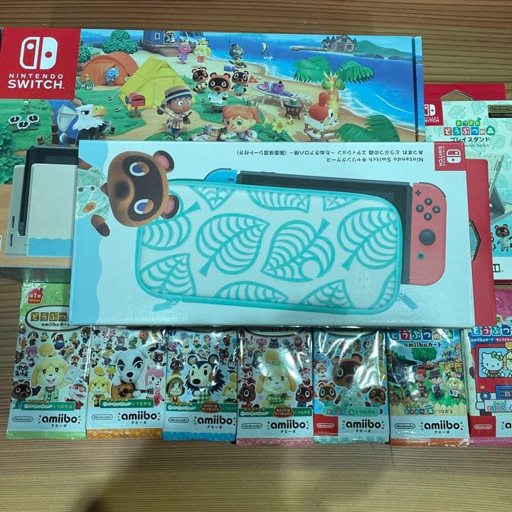 N.SWITCH/あつまれ どうぶつの森セット　amiiboカード　Switch