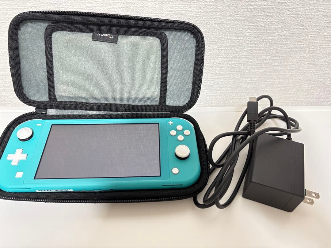 Nintendo Switch Lite ターコイズ+ ケース + 充電器