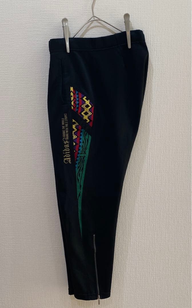 極稀少！ ヴィンテージ 総柄 adidas ／トラックパンツ デサント ジャージ