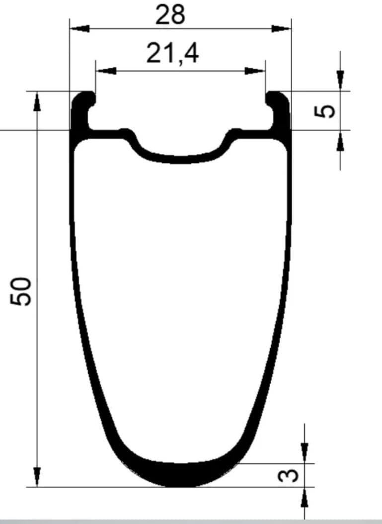 20インチ 451 チューブレス カーボン リム DAHON Tern