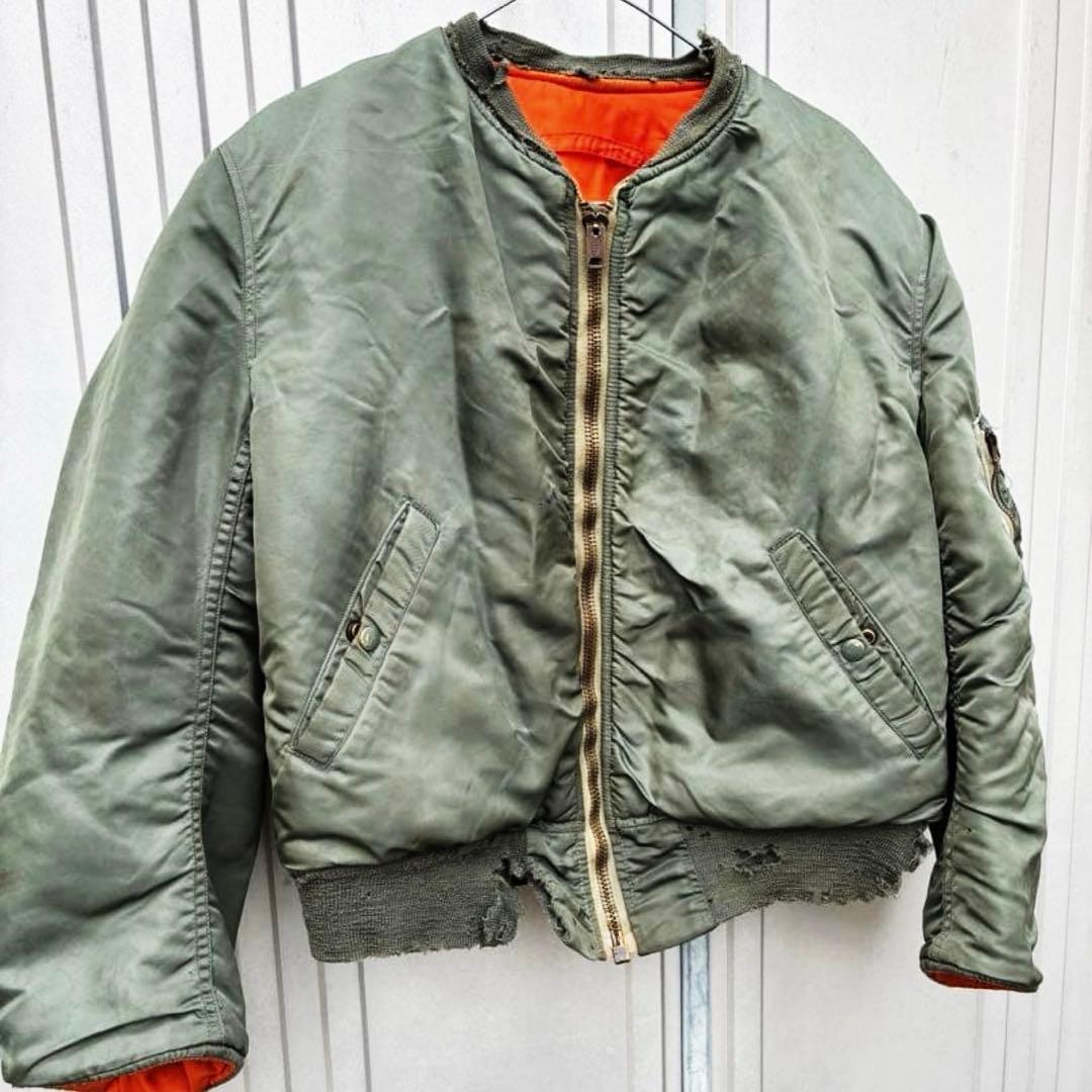 T*u様 s*a様 ヴィンテージ 60s MA-1米軍実物 ALPHA 1968