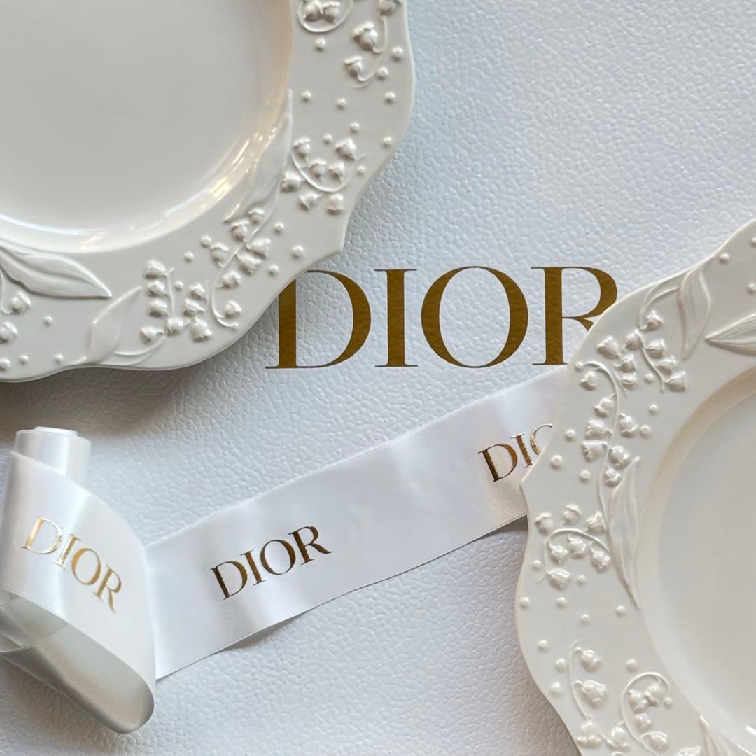 ディオール　メゾン　リリー ディオール　ディナープレート　すずらん　2枚セット