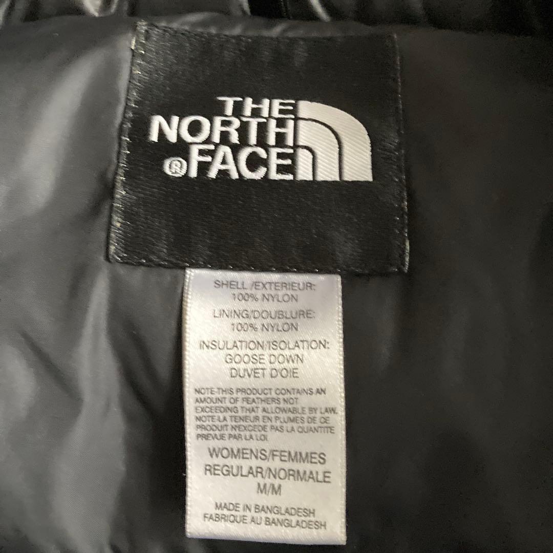 ノースフェイス ヌプシ ダウンジャケット ベスト レディース M センターロゴ