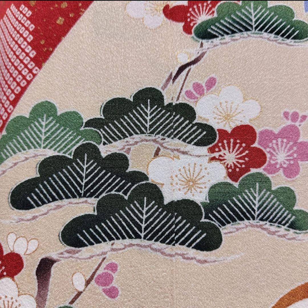 振袖フルセット(6点)・高級古典柄・友禅染め・箔散らし・金彩加工・鴛鴦・正絹