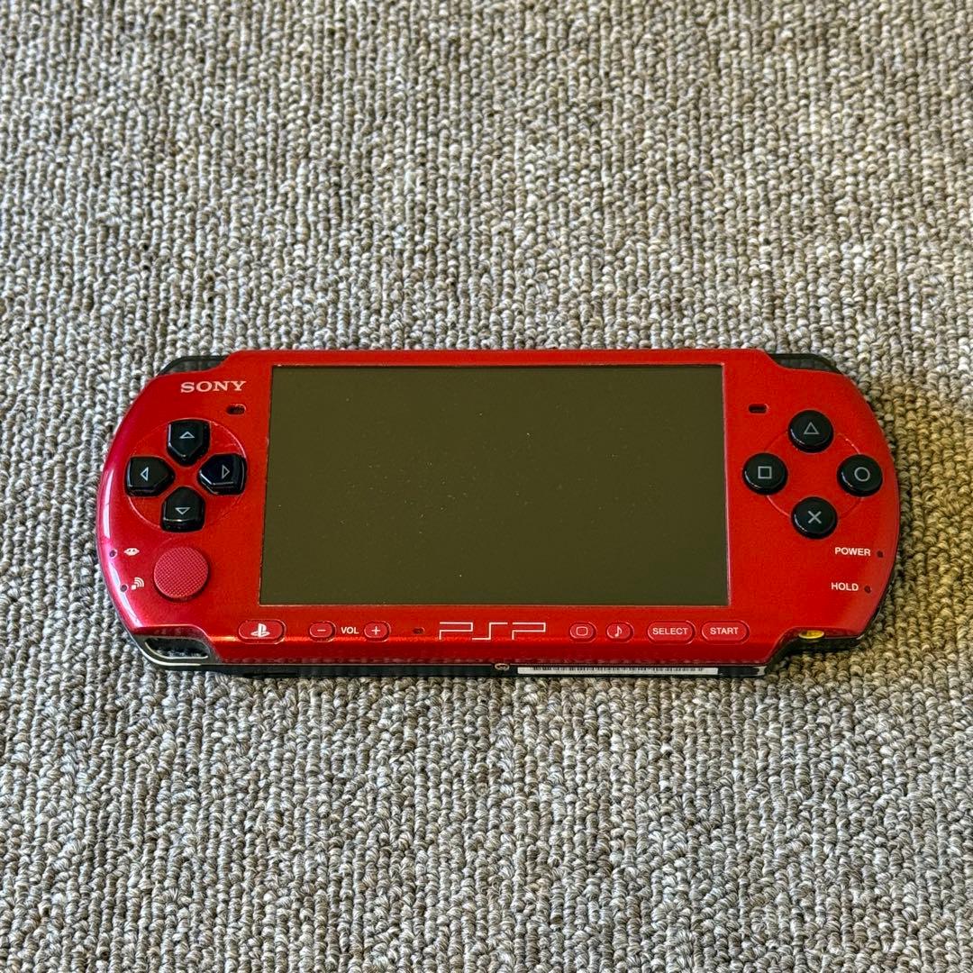 PSP-3000 本体 レッド ブラック 箱付き