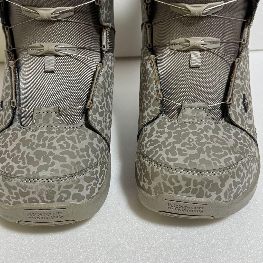 24.5cm K2 Havenスノーボードブーツ グレー迷彩初心者女性レディース