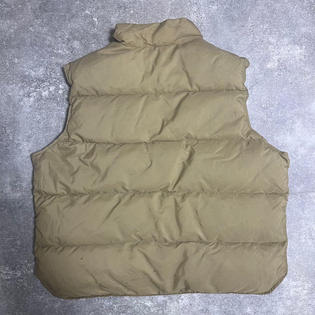 80s 90s L.L.Bean ダウンベスト　ベージュ