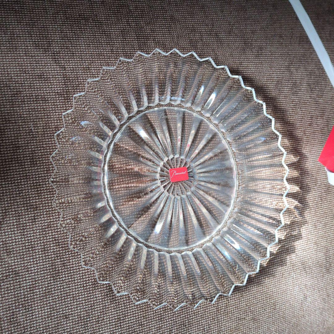 Baccarat クリスタル皿 28cm