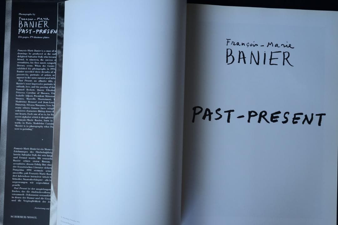 【PAST PRESENT：Francois-Marie Banier 】