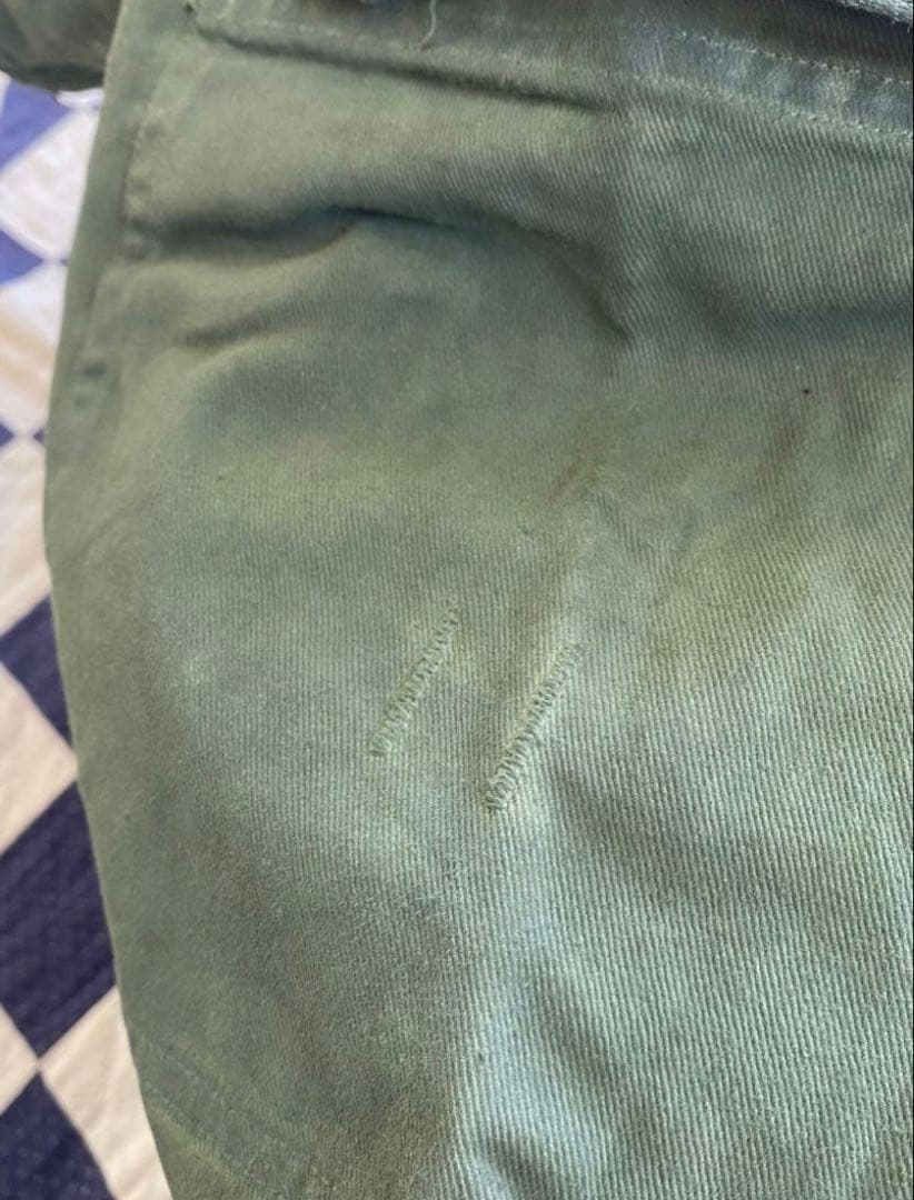 DEADSTOCK】40s us navy サルベージパンツ オーバーオール