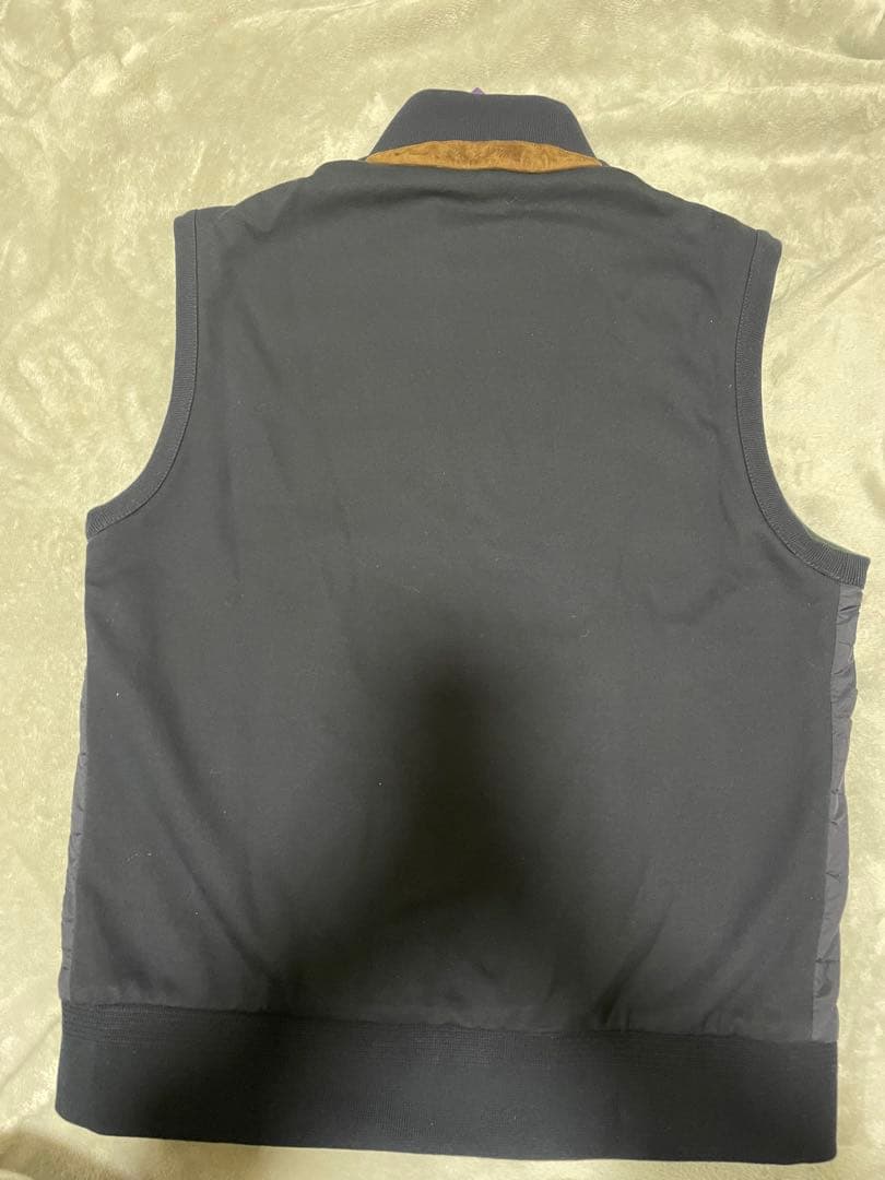 ラルフローレンパープルレーベル キルティングダウンベスト リバーシブル