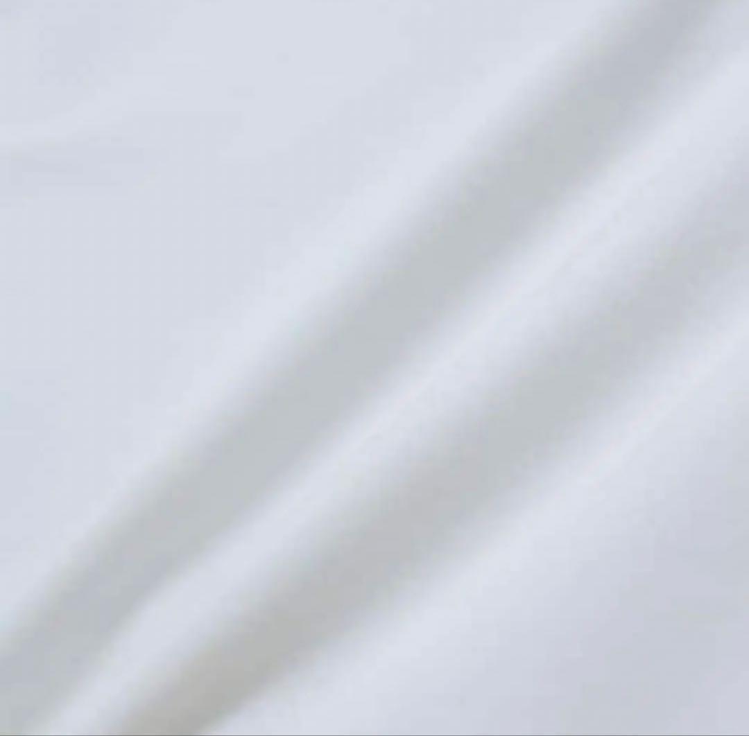 ホワイト 長袖 カットソー裏起毛マシュマロT／マシンウォッシャブル　バンヤード