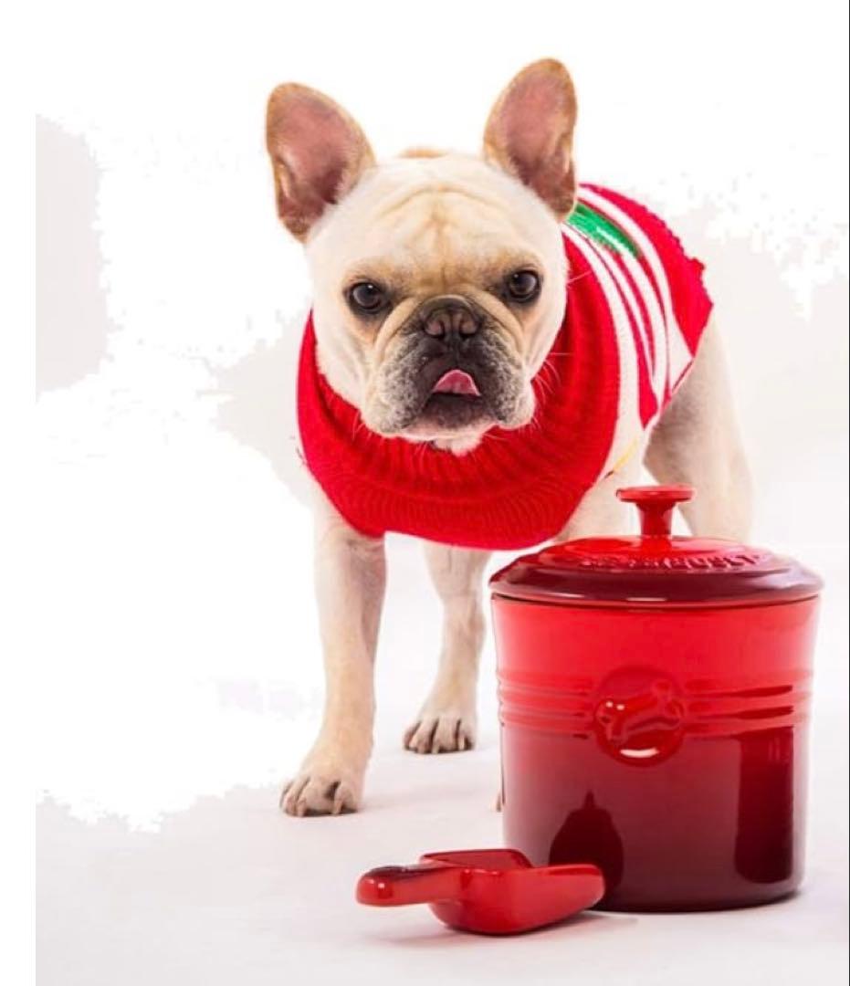 【新品】ル・クルーゼ フードコンテナベット チェリーレッド