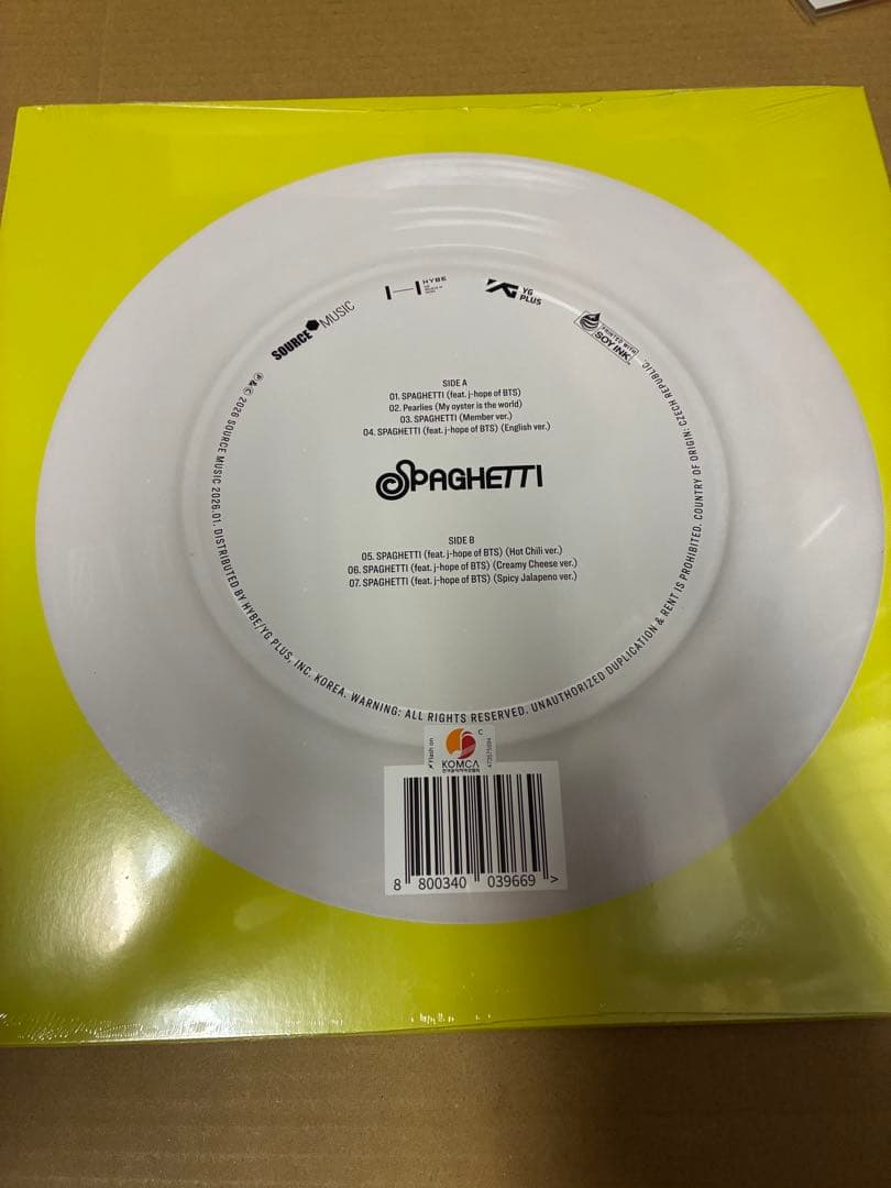 LE SSERAFIMSPAGHETTI レコード 輸入盤 限定盤 新品未開封