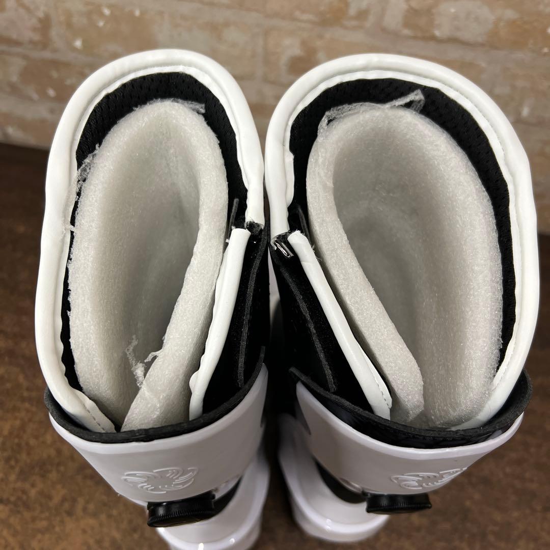 【未使用品】JG・WOLVES バイク用 レーシングブーツ ホワイト/ブラック