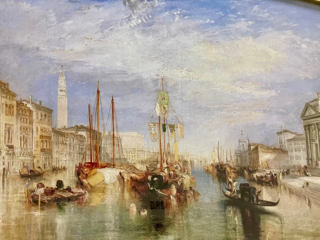 大運河、ヴェネチア【ジョゼフ・マロード・ウィリアム・ターナー】　名画