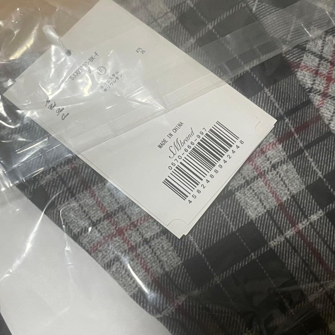 ミシェルマカロン ミシェマカ シャギーボレロsetチェックトップス