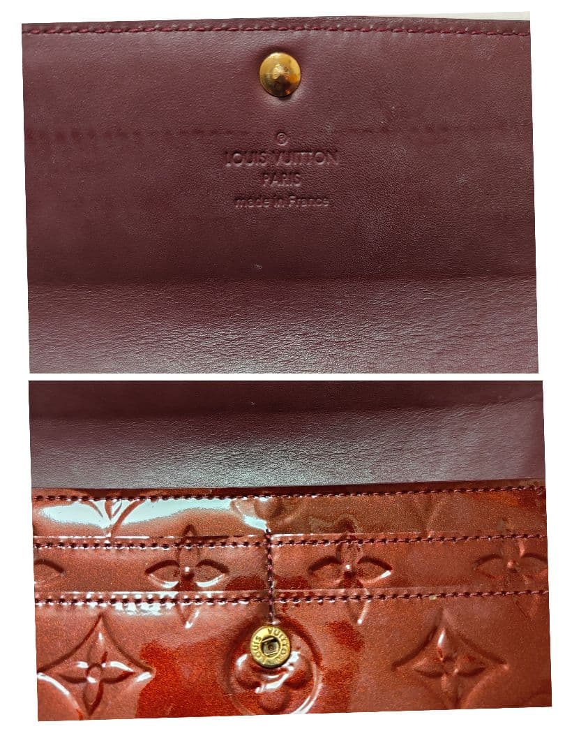 ★美品 ヴィトン Louis Vuitton 財布 ポルトフォイユサラ ヴェルニ