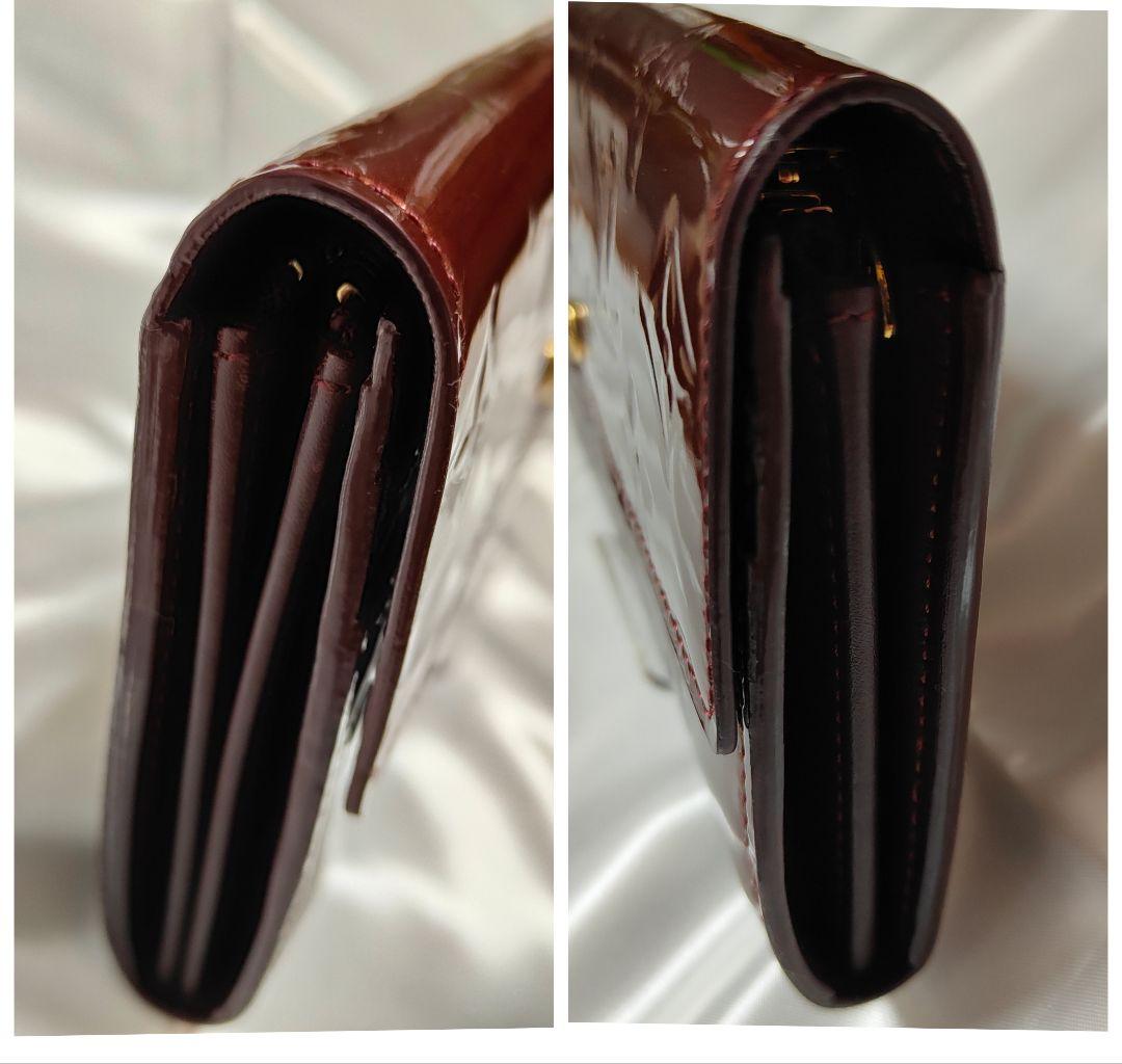 ★美品 ヴィトン Louis Vuitton 財布 ポルトフォイユサラ ヴェルニ